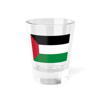 Flag of Iraq 1924-1959 3-2 without stars (Iraq) Shot Glass 1.5oz 1.5oz - Go Mug Yourself