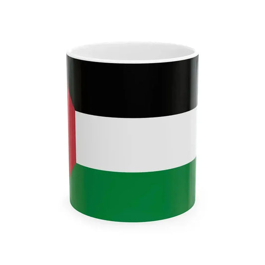 Flag of Iraq 1924-1959 3-2 without stars (Iraq) White Coffee Mug 11oz - Go Mug Yourself