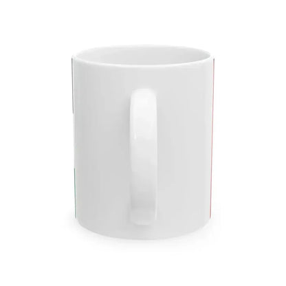 Flag of Iraq 1924-1959 3-2 without stars (Iraq) White Coffee Mug - Go Mug Yourself