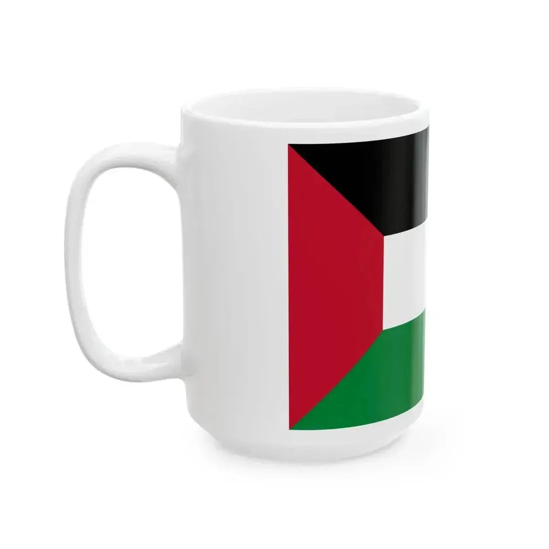 Flag of Iraq 1924-1959 3-2 without stars (Iraq) White Coffee Mug - Go Mug Yourself