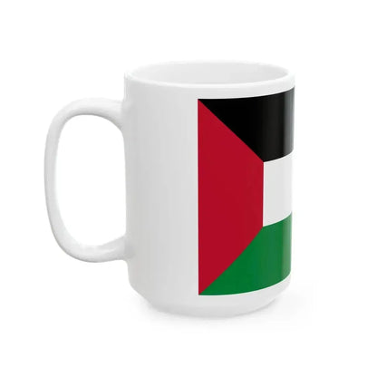 Flag of Iraq 1924-1959 3-2 without stars (Iraq) White Coffee Mug - Go Mug Yourself
