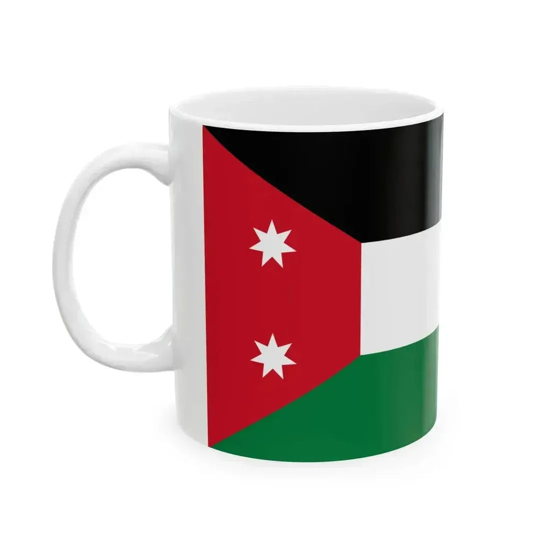 Flag of Iraq 1924-1959 (Iraq) White Coffee Mug - Go Mug Yourself