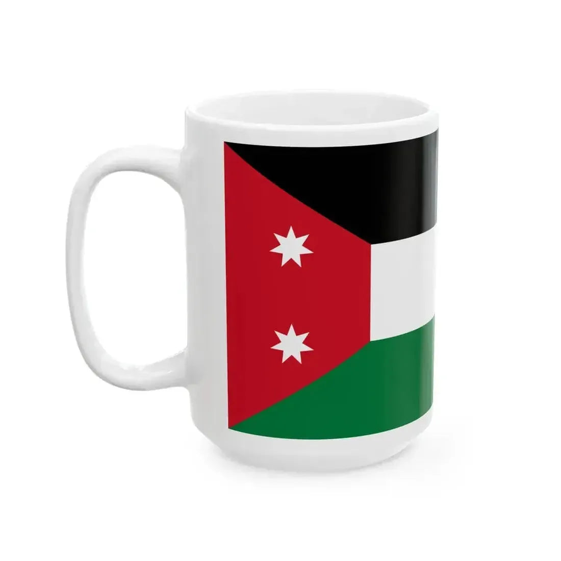 Flag of Iraq 1924-1959 (Iraq) White Coffee Mug - Go Mug Yourself