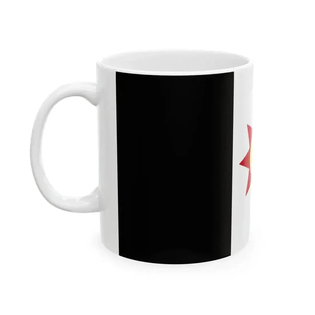 Flag of Iraq 1959-1963 (Iraq) White Coffee Mug - Go Mug Yourself