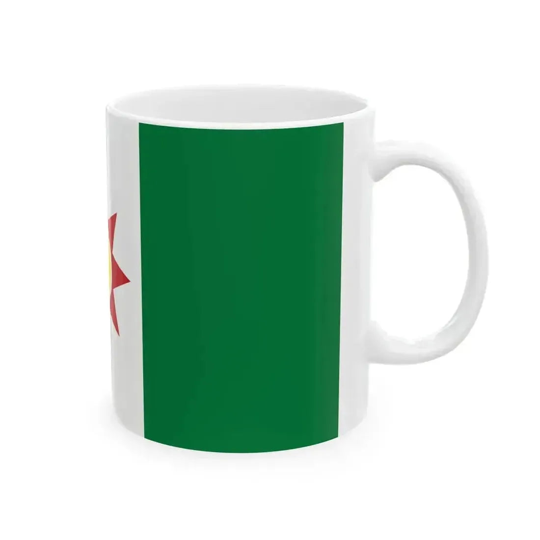 Flag of Iraq 1959-1963 (Iraq) White Coffee Mug - Go Mug Yourself