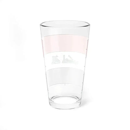 Flag of Iraq construction sheet (Iraq) Pint Glass 16oz - Go Mug Yourself