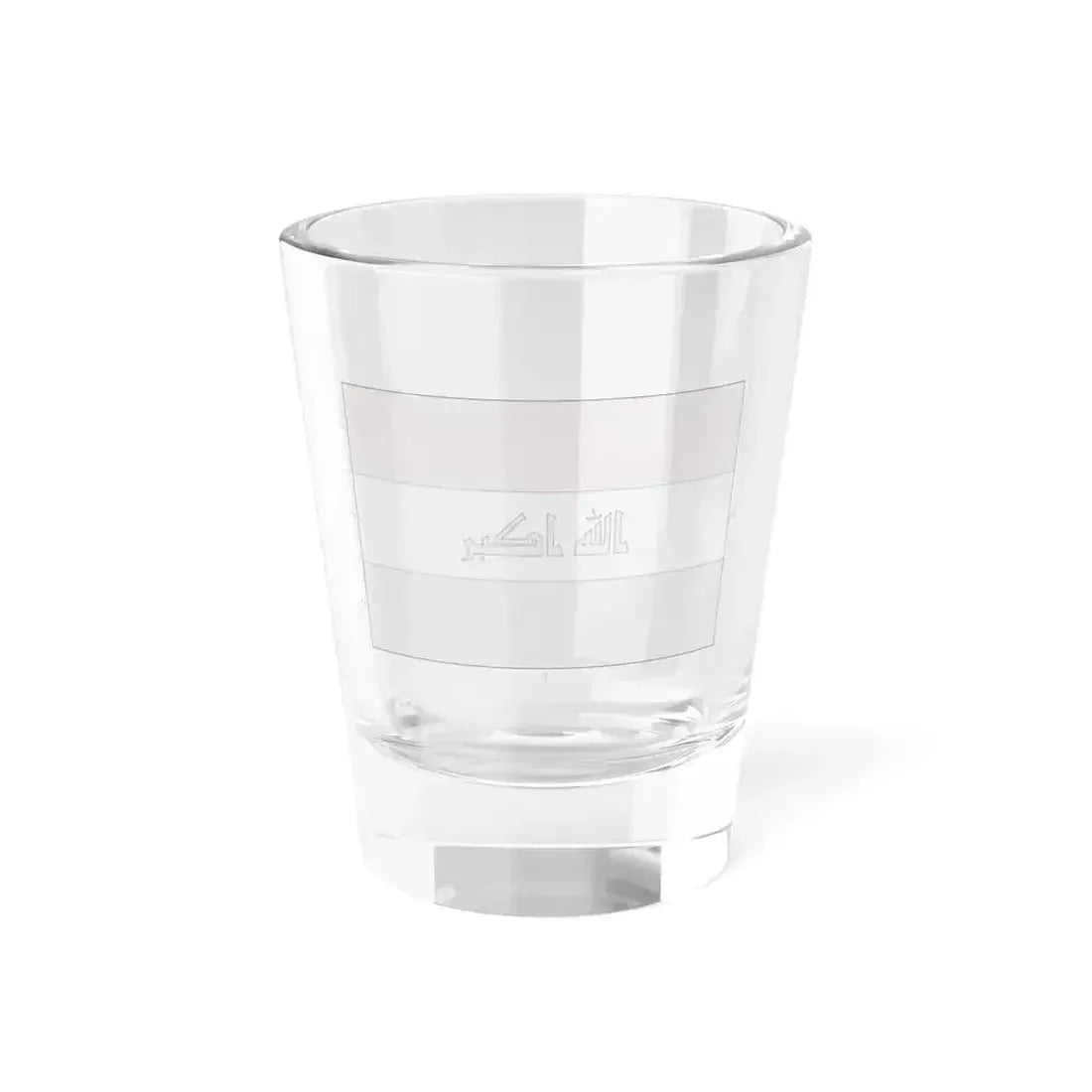 Flag of Iraq construction sheet (Iraq) Shot Glass 1.5oz 1.5oz - Go Mug Yourself