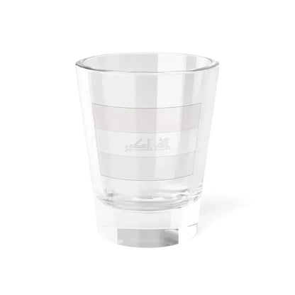 Flag of Iraq construction sheet (Iraq) Shot Glass 1.5oz 1.5oz - Go Mug Yourself