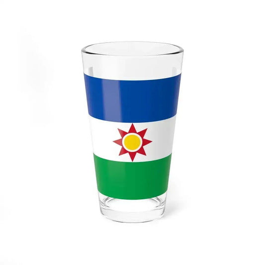Flag of Iraq Proposed 3-2 (Iraq) Pint Glass 16oz 16oz - Go Mug Yourself