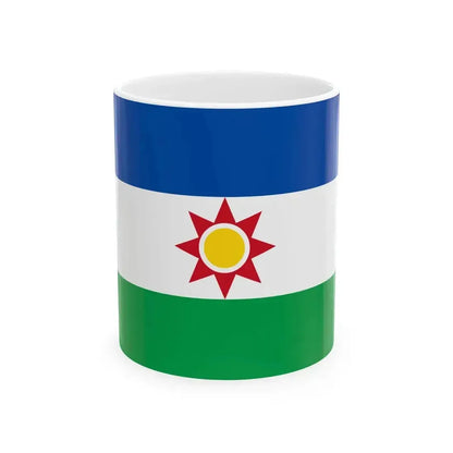 Flag of Iraq Proposed 3-2 (Iraq) White Coffee Mug 11oz - Go Mug Yourself