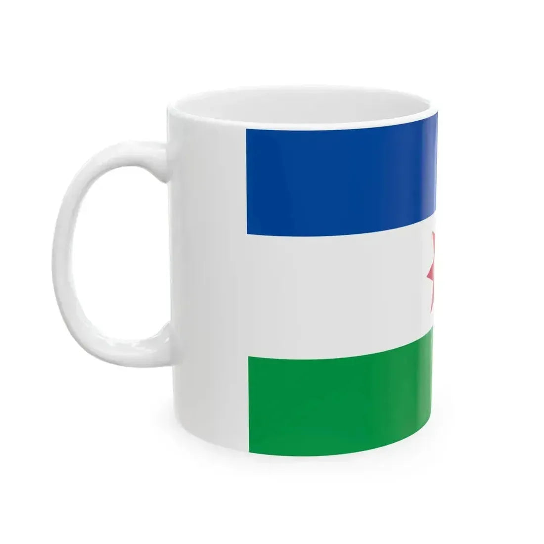 Flag of Iraq Proposed 3-2 (Iraq) White Coffee Mug - Go Mug Yourself