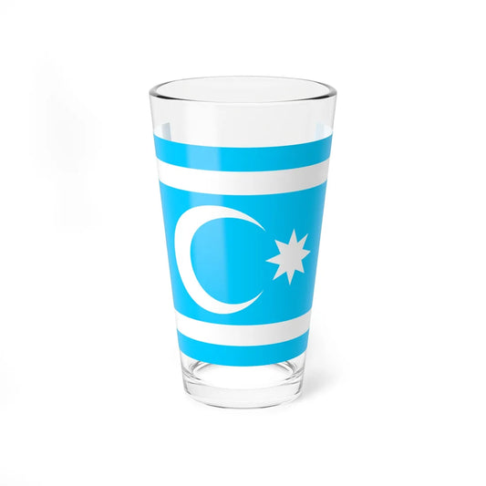 Flag of Iraqi Turkmans (Iraq) Pint Glass 16oz 16oz - Go Mug Yourself