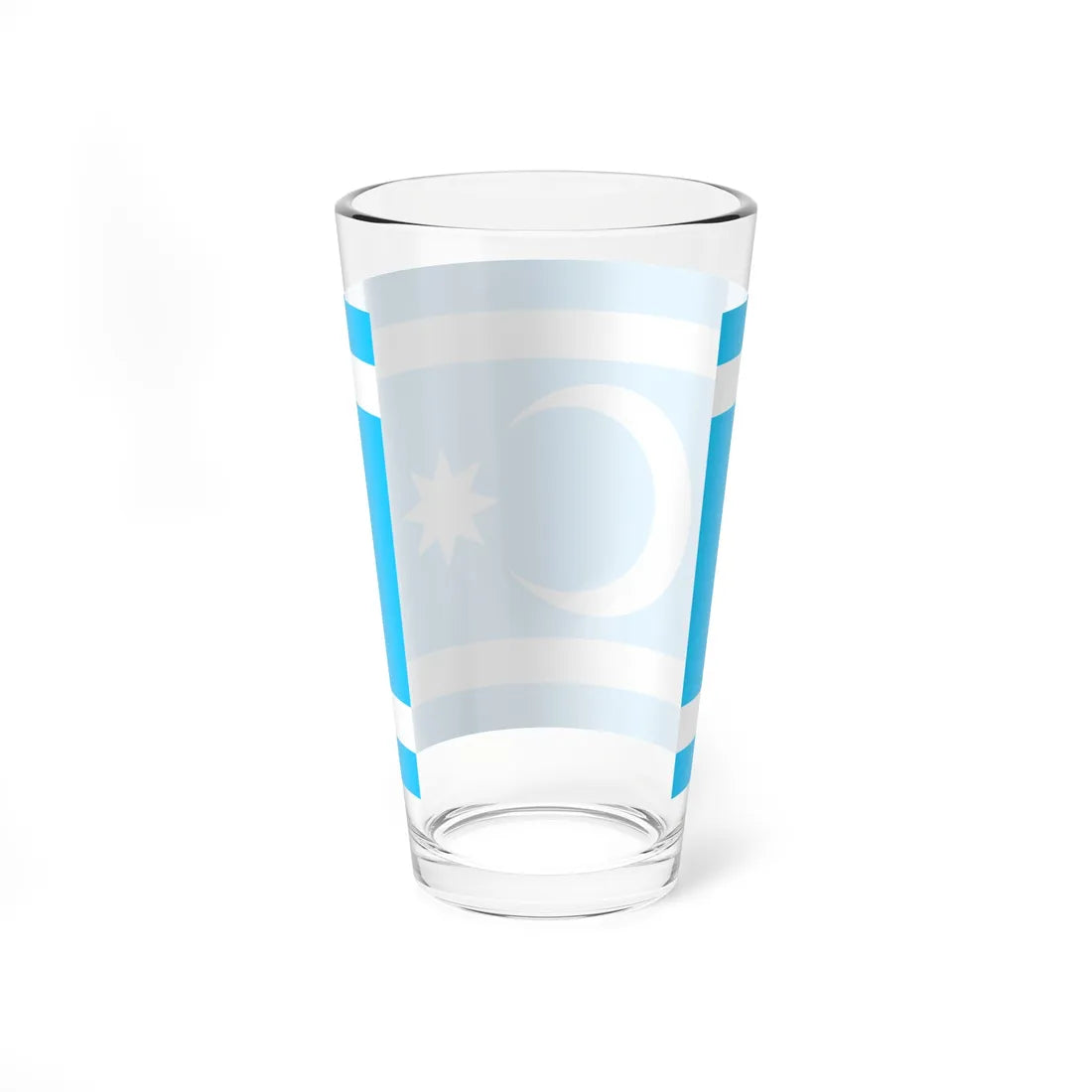 Flag of Iraqi Turkmans (Iraq) Pint Glass 16oz - Go Mug Yourself