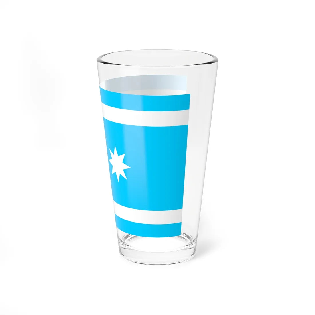 Flag of Iraqi Turkmans (Iraq) Pint Glass 16oz - Go Mug Yourself