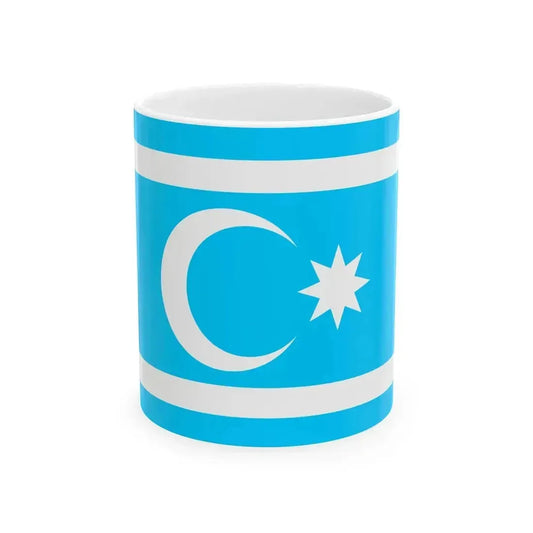 Flag of Iraqi Turkmans (Iraq) White Coffee Mug 11oz - Go Mug Yourself