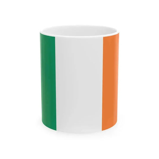 Flag of Ireland 3-2 (Ireland) White Coffee Mug 11oz - Go Mug Yourself
