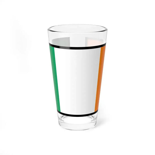 Flag of Ireland bordered (Ireland) Pint Glass 16oz 16oz - Go Mug Yourself
