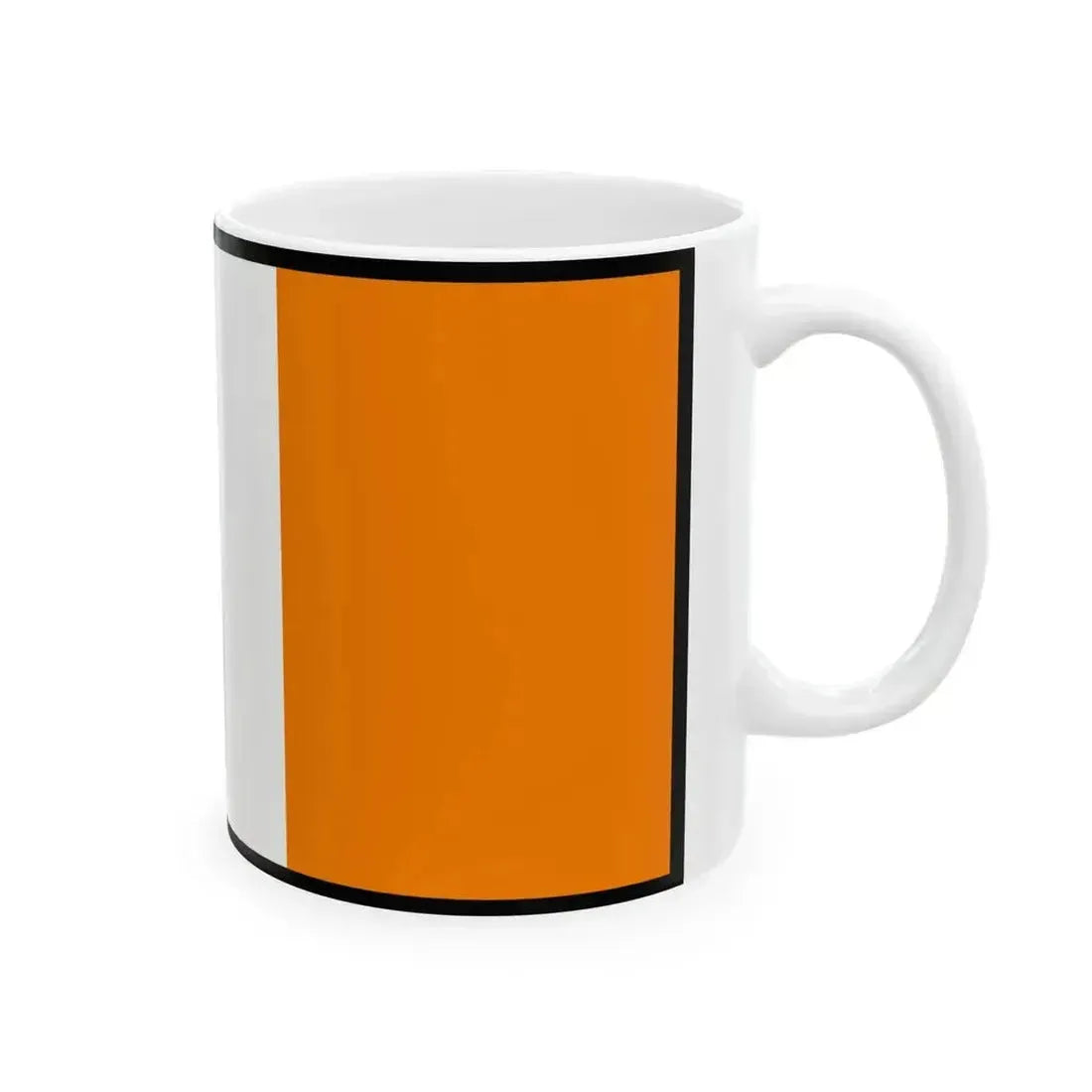 Flag of Ireland bordered (Ireland) White Coffee Mug - Go Mug Yourself