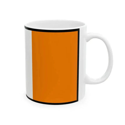 Flag of Ireland bordered (Ireland) White Coffee Mug - Go Mug Yourself