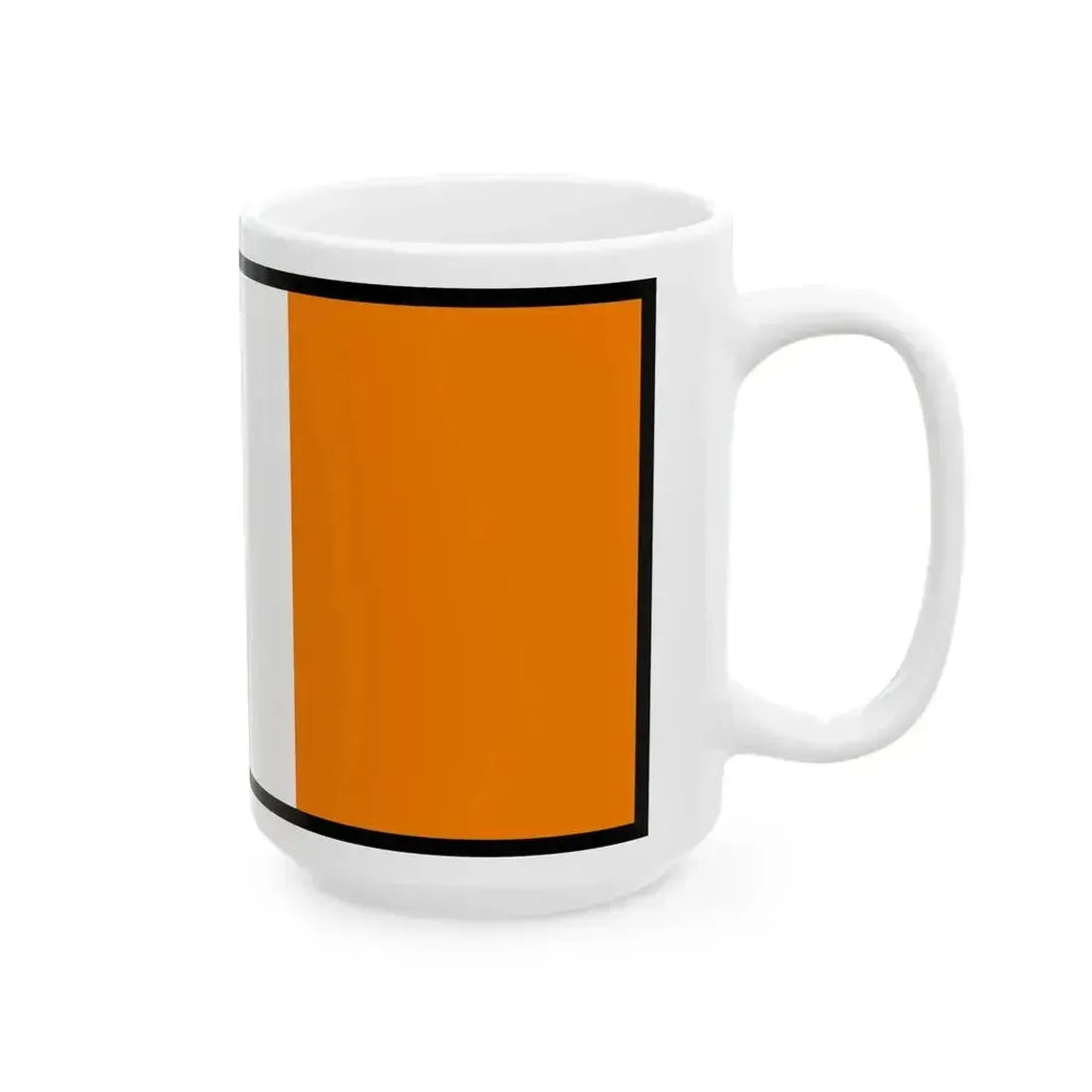 Flag of Ireland bordered (Ireland) White Coffee Mug - Go Mug Yourself