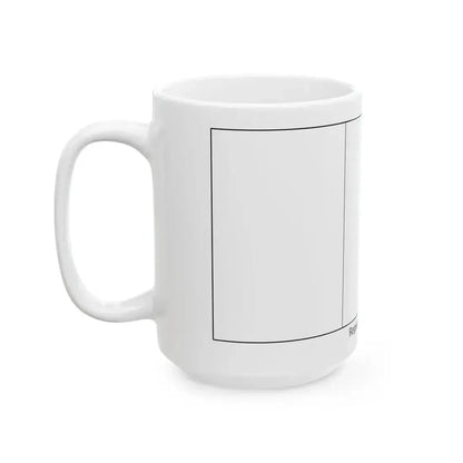 Flag of Ireland colouring page (Ireland) White Coffee Mug - Go Mug Yourself