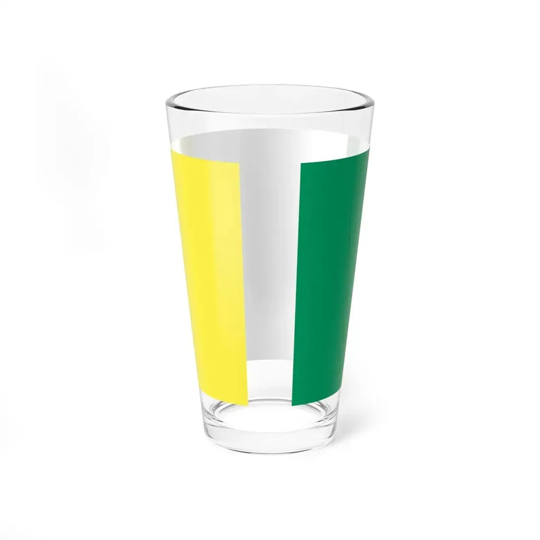 Flag of Ireland gold (Ireland) Pint Glass 16oz - Go Mug Yourself