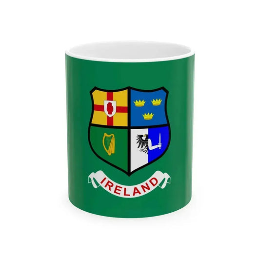 Flag of Ireland hockey team (Ireland) White Coffee Mug 11oz - Go Mug Yourself