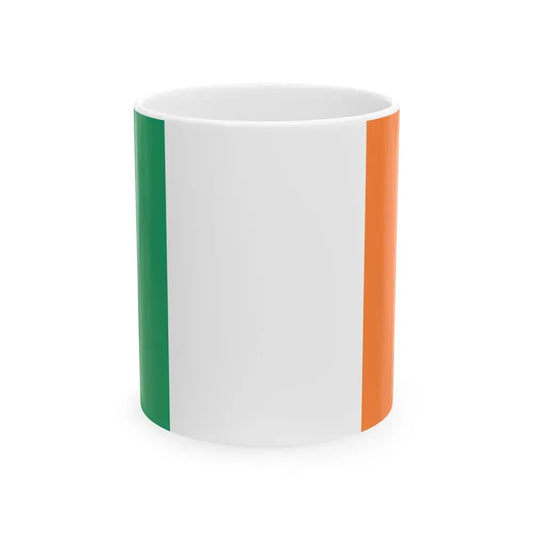 Flag of Ireland (Ireland) White Coffee Mug 11oz - Go Mug Yourself