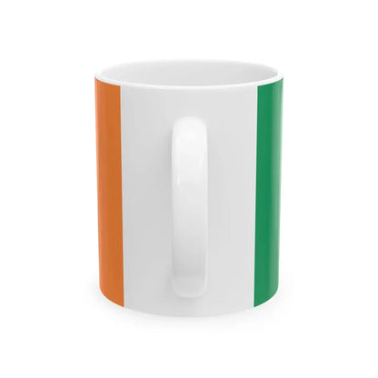 Flag of Ireland (Ireland) White Coffee Mug - Go Mug Yourself