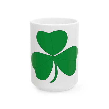 Flag of Ireland rugby (Ireland) White Coffee Mug 15oz - Go Mug Yourself