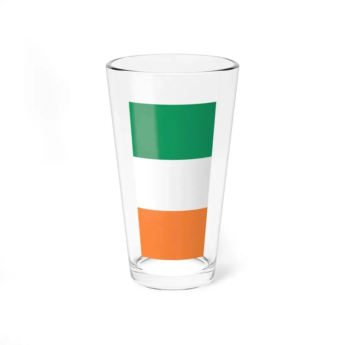 Flag of Ireland vertical (Ireland) Pint Glass 16oz 16oz - Go Mug Yourself