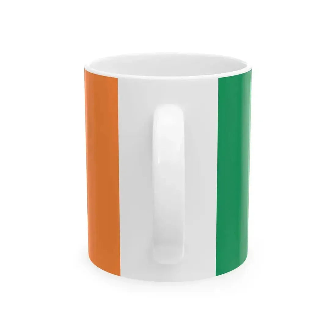 Flag of Ireland with Easter Proclamation (Ireland) White Coffee Mug - Go Mug Yourself