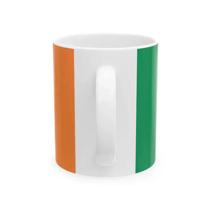 Flag of Ireland with Easter Proclamation (Ireland) White Coffee Mug - Go Mug Yourself