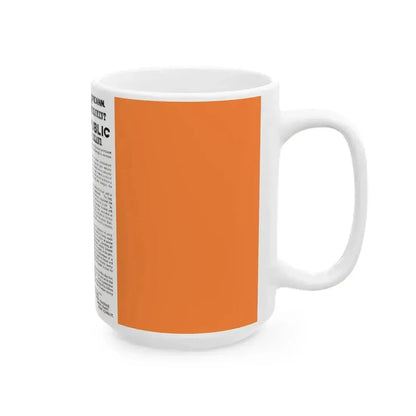 Flag of Ireland with Easter Proclamation (Ireland) White Coffee Mug - Go Mug Yourself