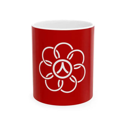 Flag of Irihirose Niigata 2004 (Japan) White Coffee Mug 11oz - Go Mug Yourself