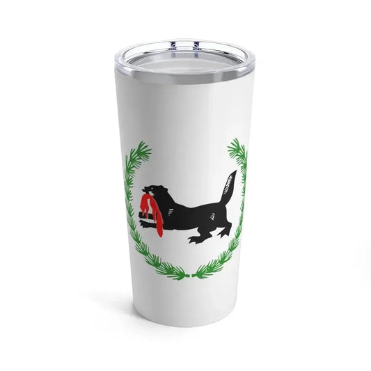 Flag of Irkutsk Oblast Russia - Tumbler 20oz 20oz - Go Mug Yourself