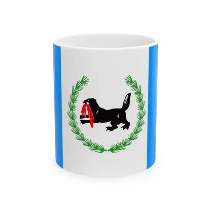 Flag of Irkutsk Oblast Russia - White Coffee Mug 11oz - Go Mug Yourself