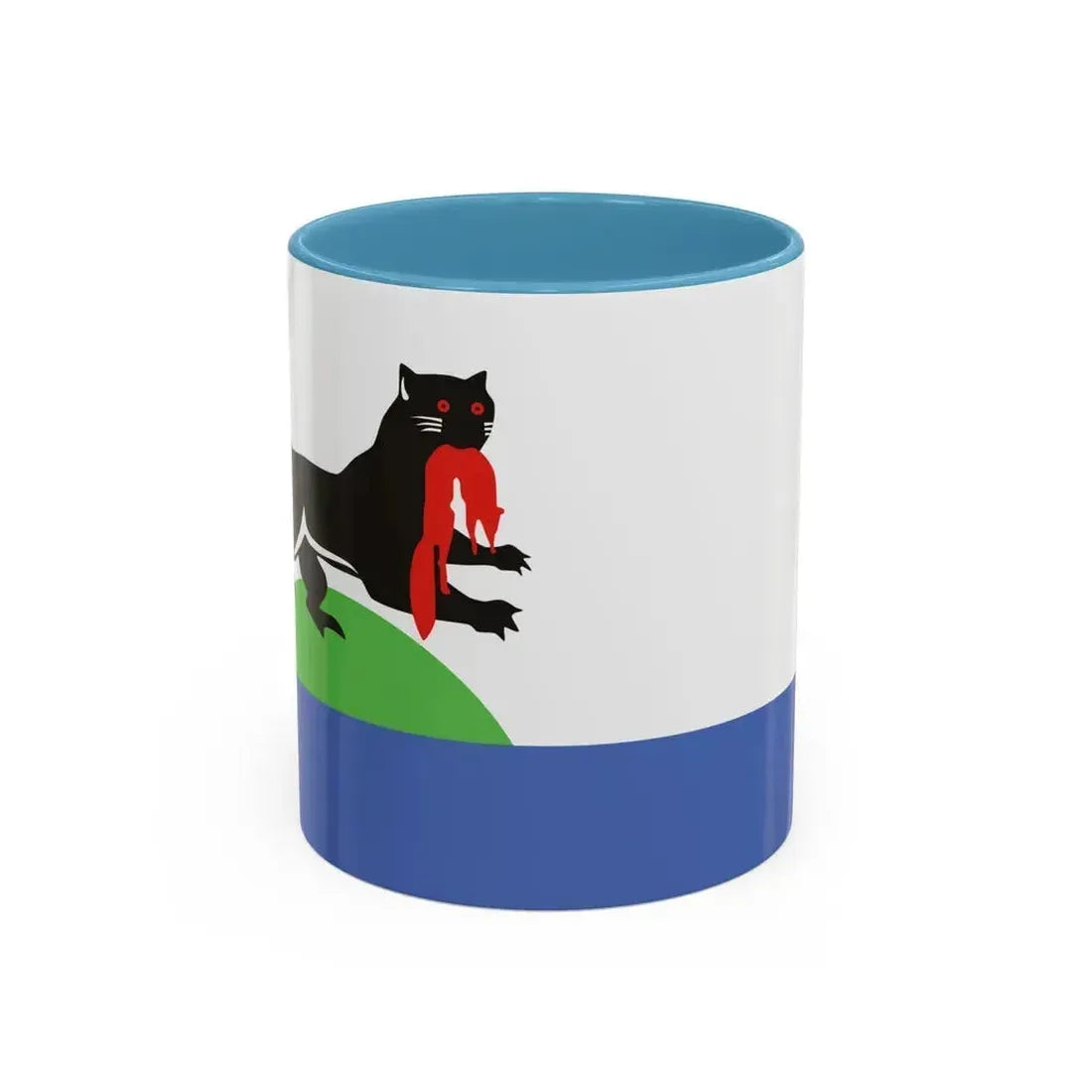 Flag of Irkutsk Russia - Accent Coffee Mug 11oz Light Blue - Go Mug Yourself