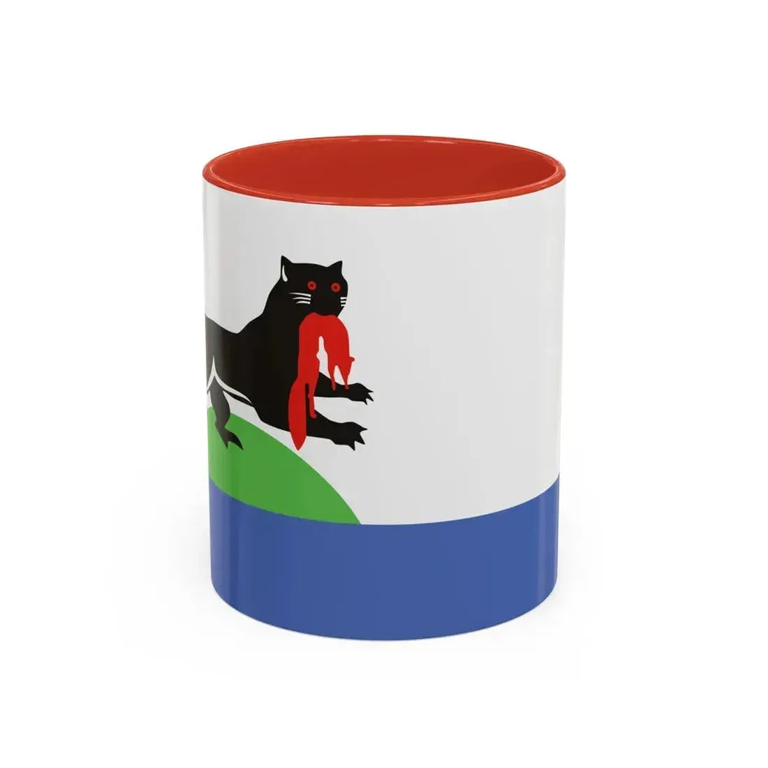 Flag of Irkutsk Russia - Accent Coffee Mug 11oz Red - Go Mug Yourself