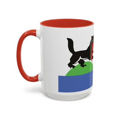Flag of Irkutsk Russia - Accent Coffee Mug - Go Mug Yourself