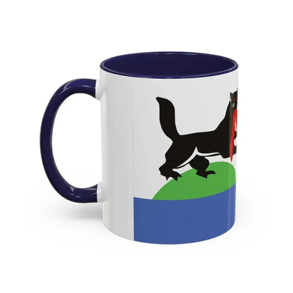 Flag of Irkutsk Russia - Accent Coffee Mug - Go Mug Yourself
