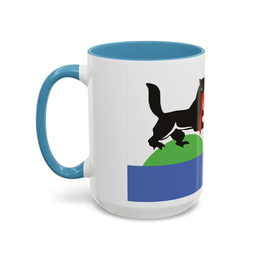 Flag of Irkutsk Russia - Accent Coffee Mug - Go Mug Yourself