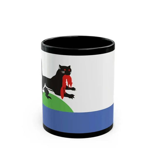 Flag of Irkutsk Russia - Black Coffee Mug 11oz - Go Mug Yourself