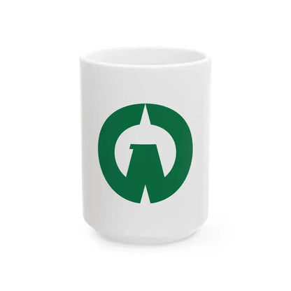 Flag of Iruma Saitama (Japan) White Coffee Mug 15oz - Go Mug Yourself
