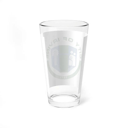 Flag of Irvine California (United States) Pint Glass 16oz - Go Mug Yourself