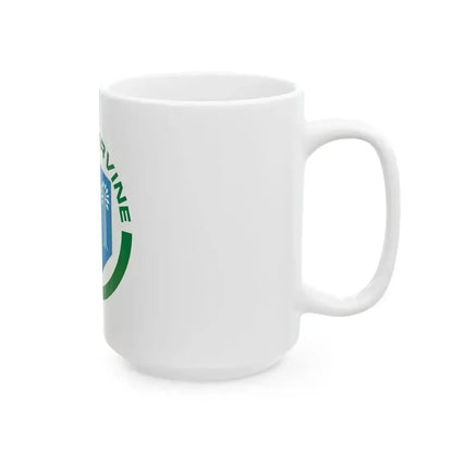 Flag of Irvine California (United States) White Coffee Mug - Go Mug Yourself