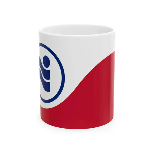 Flag of Irving Texas (United States) White Coffee Mug 11oz - Go Mug Yourself
