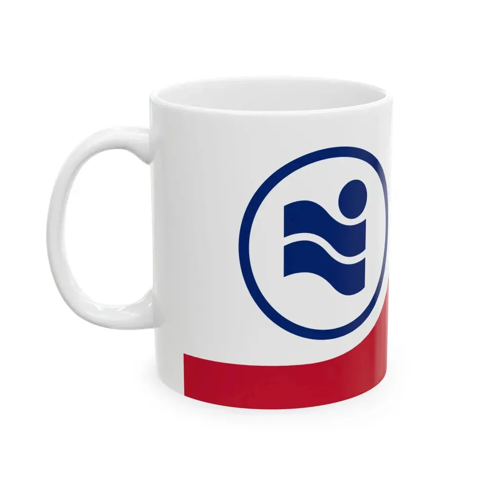 Flag of Irving Texas (United States) White Coffee Mug - Go Mug Yourself