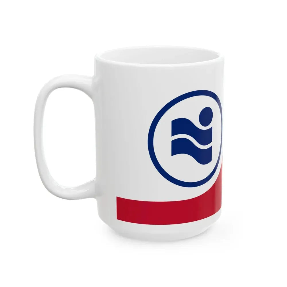 Flag of Irving Texas (United States) White Coffee Mug - Go Mug Yourself