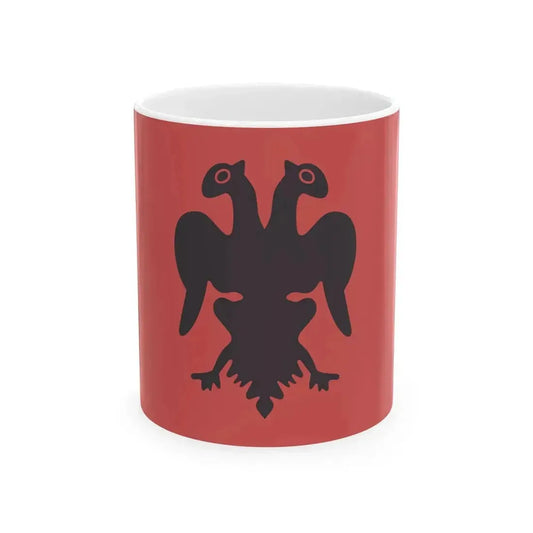 Flag of Isa Boletini 1910 (Albania) White Coffee Mug 11oz - Go Mug Yourself